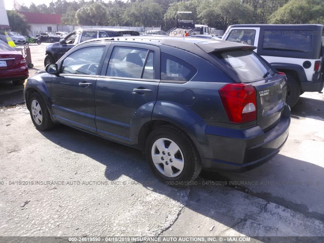 1B3HB28B57D183317 - 2007 DODGE CALIBER GRAY photo 3