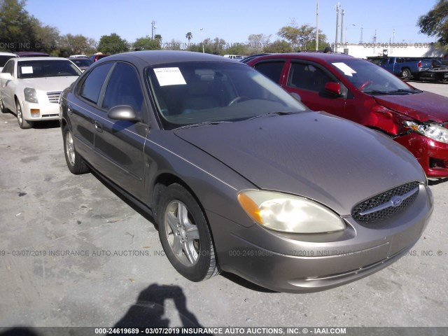 1FAHP56S12A250645 - 2002 FORD TAURUS SEL BROWN photo 1