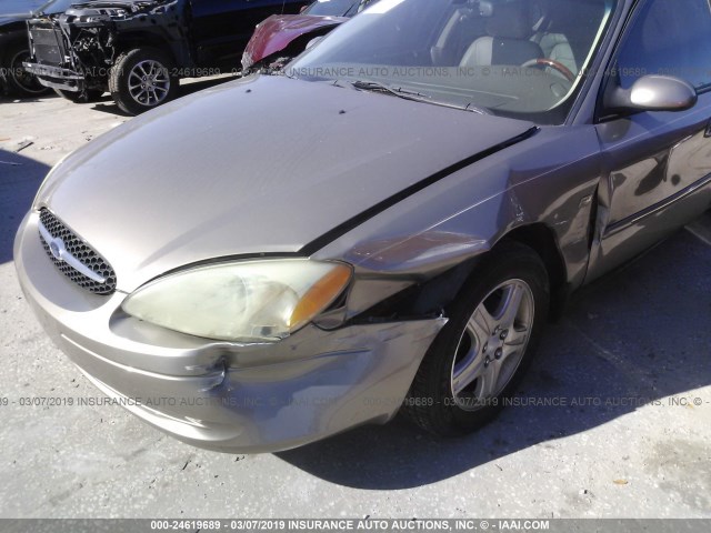 1FAHP56S12A250645 - 2002 FORD TAURUS SEL BROWN photo 6