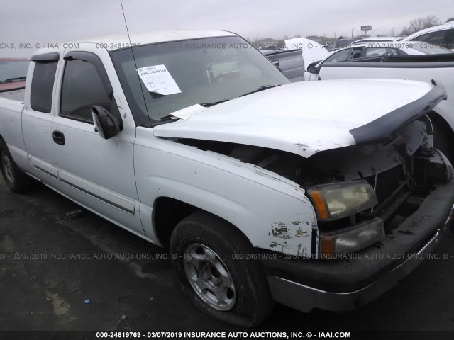 2GCEC19V931124245 - 2003 CHEVROLET SILVERADO C1500 WHITE photo 1