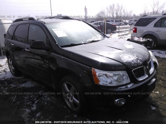 2CKDL637386076831 - 2008 PONTIAC TORRENT GXP BLACK photo 1