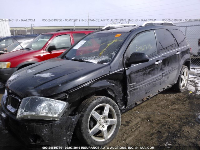 2CKDL637386076831 - 2008 PONTIAC TORRENT GXP BLACK photo 2