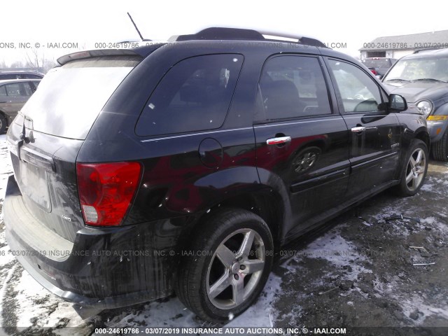 2CKDL637386076831 - 2008 PONTIAC TORRENT GXP BLACK photo 4