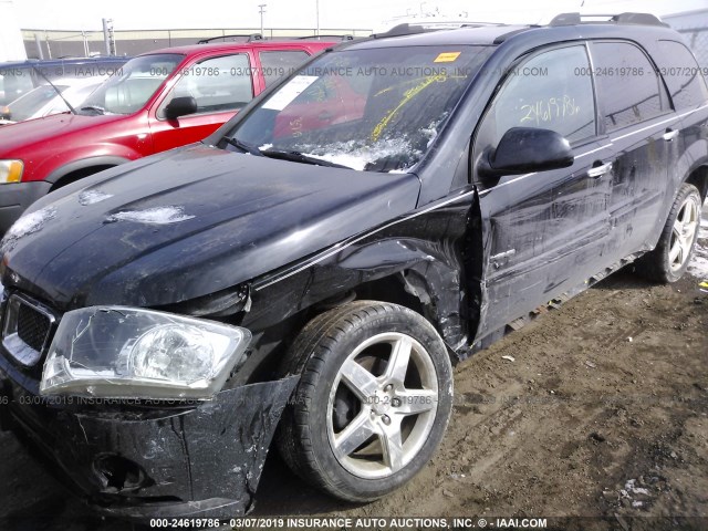 2CKDL637386076831 - 2008 PONTIAC TORRENT GXP BLACK photo 6