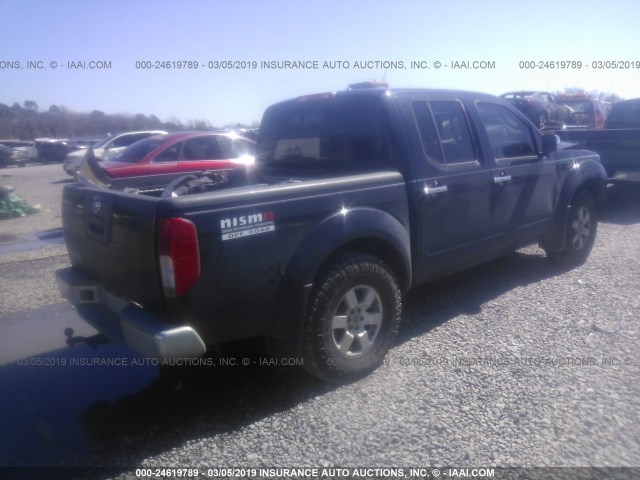 1N6AD07U96C461848 - 2006 NISSAN FRONTIER CREW CAB LE/SE/OFF ROAD BLACK photo 4