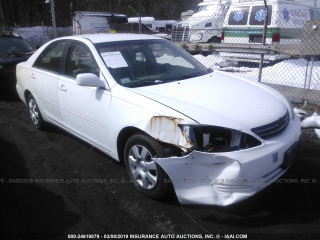 4T1BE32K03U205420 - 2003 TOYOTA CAMRY LE/XLE/SE WHITE photo 1