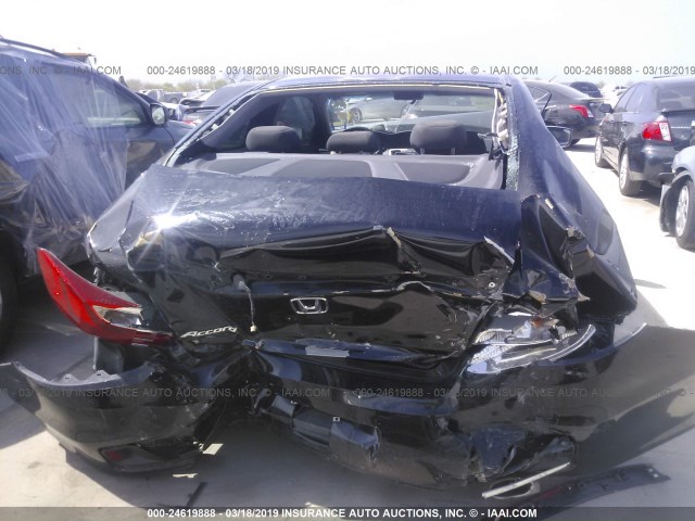 1HGCT1B39DA017334 - 2013 HONDA ACCORD 黑色 照片 6