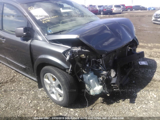 5N1BV28U87N127715 - 2007 NISSAN QUEST S/SE/SL GRAY photo 6