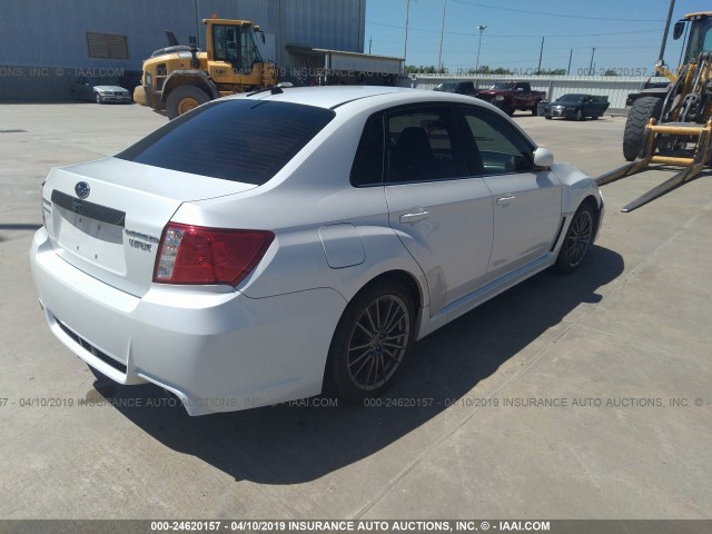 JF1GV7E66BG521262 - 2011 SUBARU IMPREZA WRX WHITE photo 4