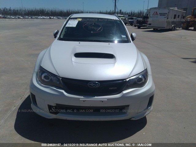 JF1GV7E66BG521262 - 2011 SUBARU IMPREZA WRX WHITE photo 6