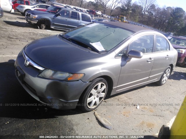 1HGFA16577L038318 - 2007 HONDA CIVIC LX Boz foto 2
