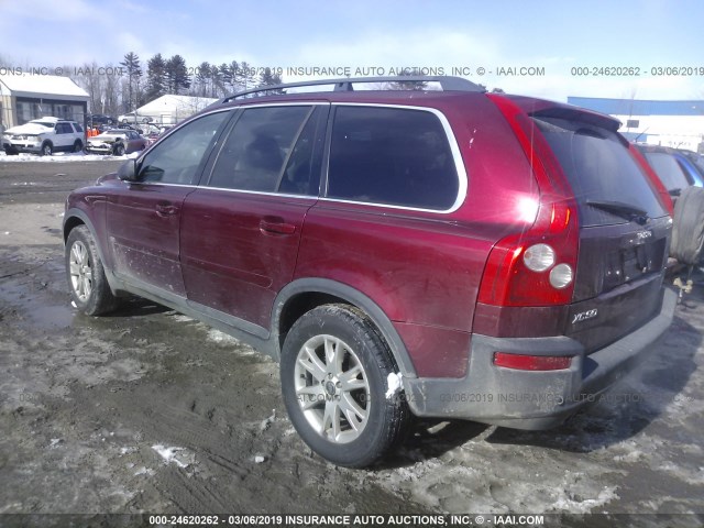 YV4CZ852861245754 - 2006 VOLVO XC90 V8 MAROON photo 3