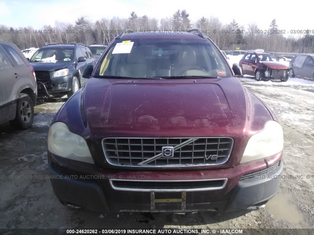 YV4CZ852861245754 - 2006 VOLVO XC90 V8 MAROON photo 6