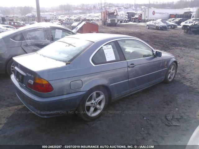 WBABN33442PG55511 - 2002 BMW 325 CI BLUE photo 4