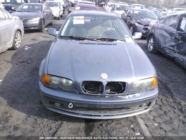 WBABN33442PG55511 - 2002 BMW 325 CI BLUE photo 6