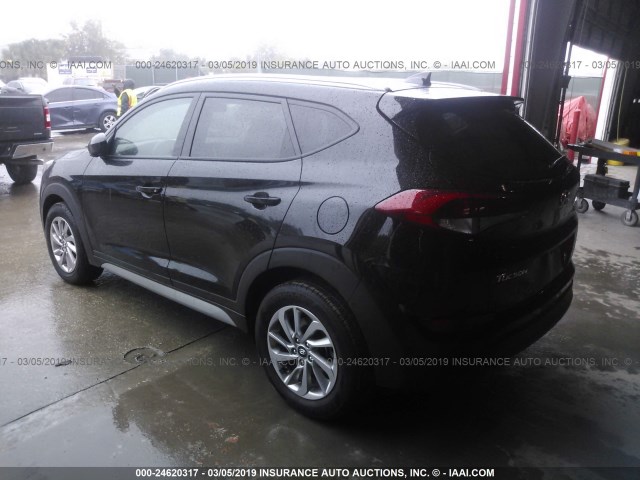 KM8J33A41JU683251 - 2018 HYUNDAI TUCSON LIMITED/SPORT AND ECO/SE BLACK photo 3