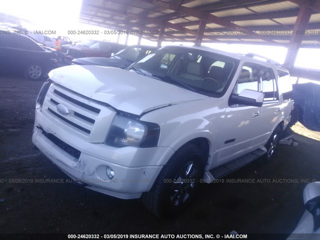 1FMFU20577LA41042 - 2007 FORD EXPEDITION LIMITED WHITE photo 2
