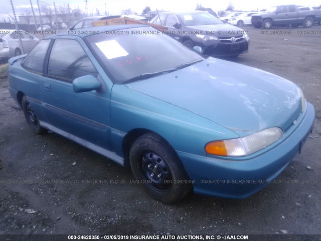 KMHVE32N5RU207180 - 1994 HYUNDAI SCOUPE LS GREEN photo 1