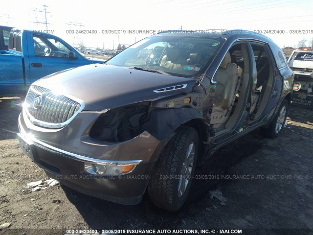 5GAEV23D09J122772 - 2009 BUICK ENCLAVE CXL BROWN photo 2