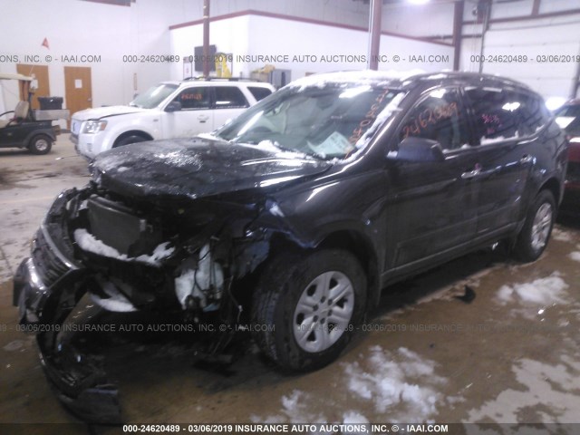 1GNKVFED7GJ261467 - 2016 CHEVROLET TRAVERSE LS GRAY photo 2