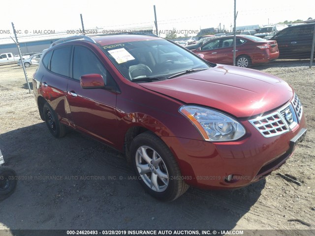 JN8AS5MT5AW010185 - 2010 NISSAN ROGUE S/SL/KROM RED photo 1