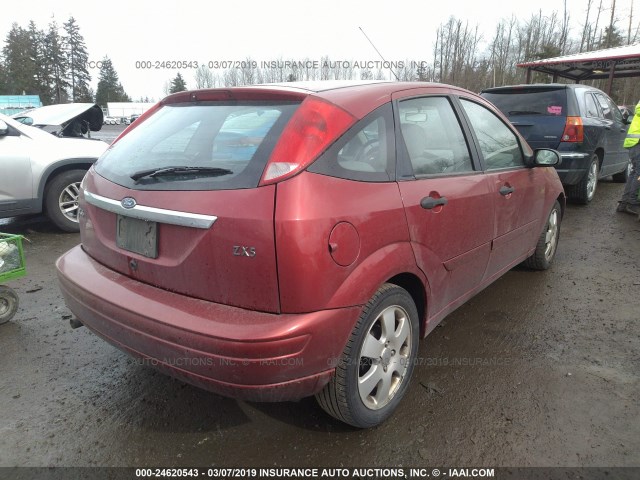 3FAFP37372R236001 - 2002 FORD FOCUS ZX5 RED photo 4