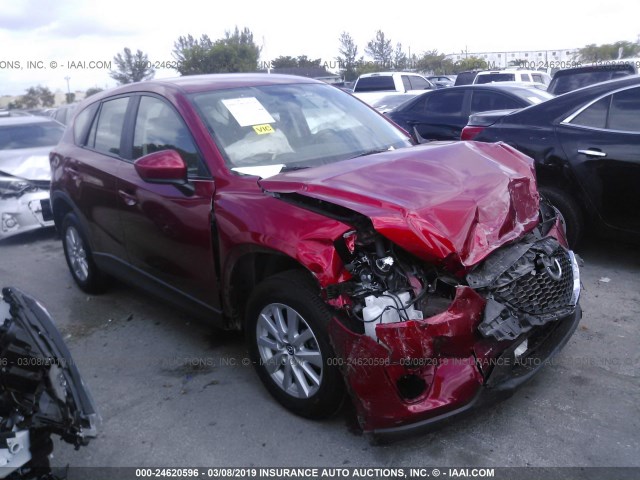 JM3KE2BE9F0449059 - 2015 MAZDA CX-5 SPORT RED photo 1