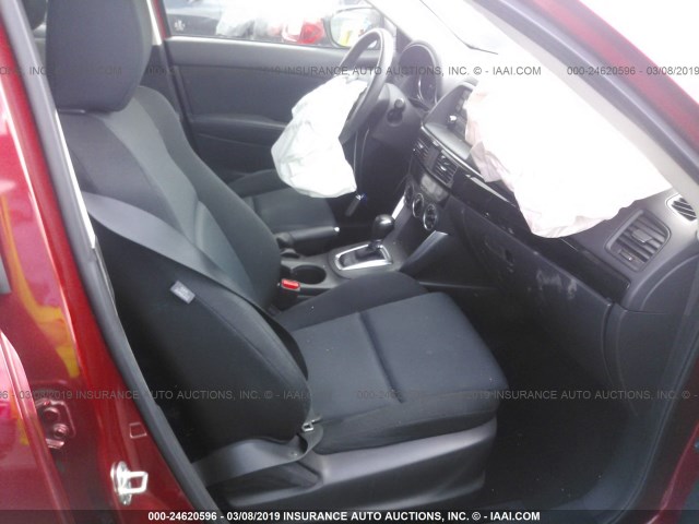 JM3KE2BE9F0449059 - 2015 MAZDA CX-5 SPORT RED photo 5