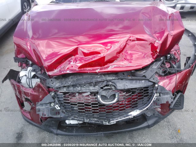 JM3KE2BE9F0449059 - 2015 MAZDA CX-5 SPORT RED photo 6