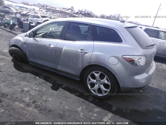 JM3ER4DLXB0374603 - 2011 MAZDA CX-7 SILVER photo 3