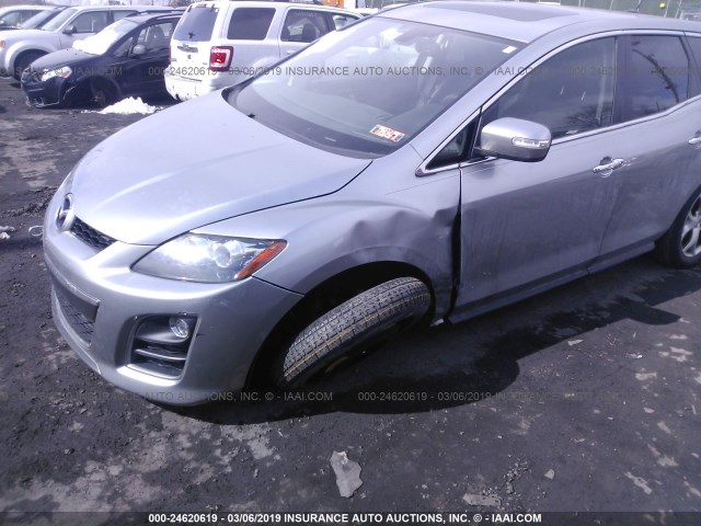 JM3ER4DLXB0374603 - 2011 MAZDA CX-7 SILVER photo 6