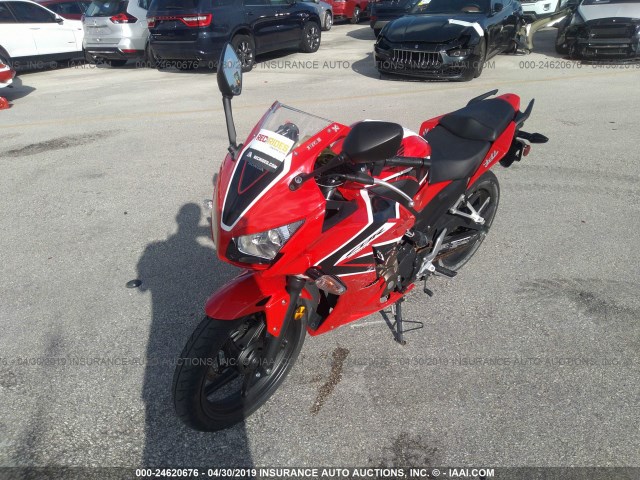 MLHNC5155H5300181 - 2017 HONDA CBR300 RA RED photo 2