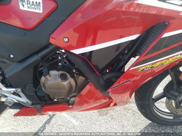 MLHNC5155H5300181 - 2017 HONDA CBR300 RA RED photo 8