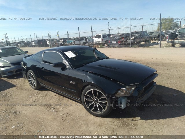 1ZVBP8CF3D5232603 - 2013 FORD MUSTANG GT BLACK photo 1