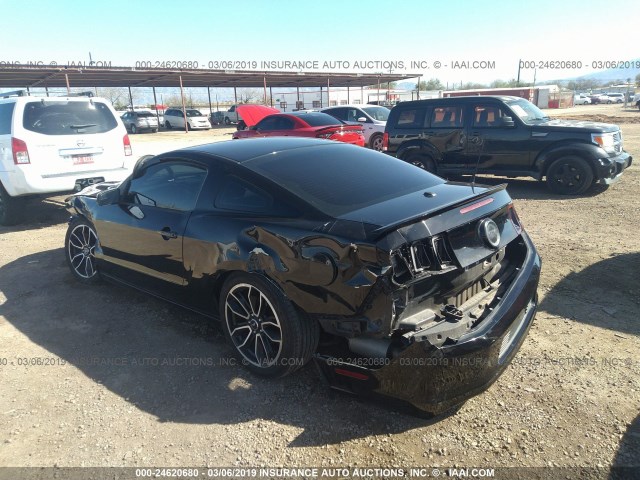 1ZVBP8CF3D5232603 - 2013 FORD MUSTANG GT BLACK photo 3