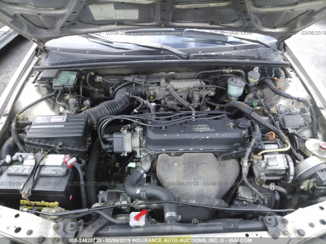 1HGCB7165MA029806 - 1991 HONDA ACCORD EX/EX-R Champagne photo 10