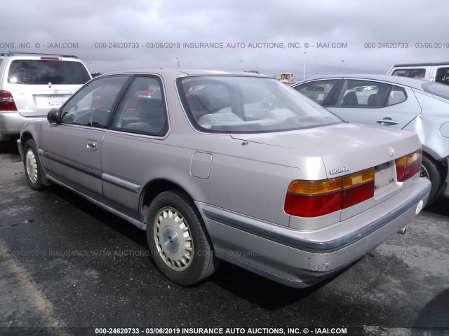 1HGCB7165MA029806 - 1991 HONDA ACCORD EX/EX-R Champagne photo 3