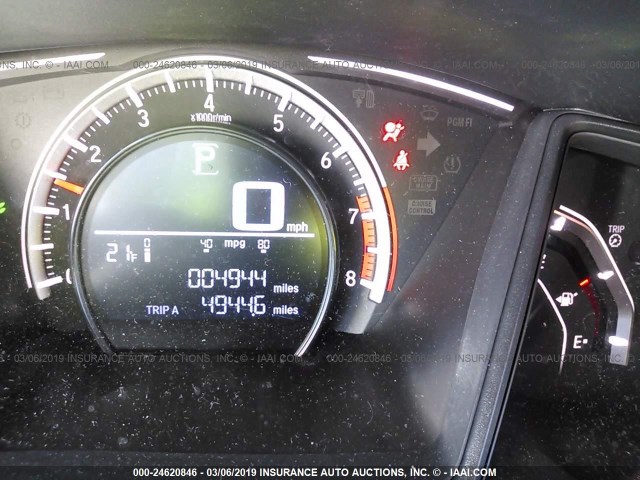 19XFC2F5XJE037369 - 2018 HONDA CIVIC LX SILVER photo 7