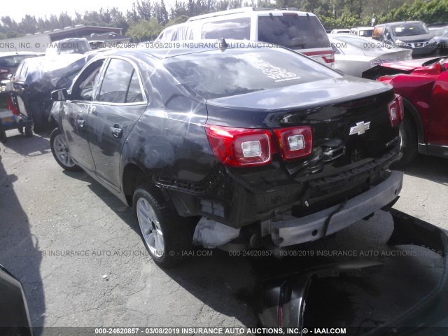 1G11H5SA3DU128336 - 2013 CHEVROLET MALIBU LTZ BLACK photo 3