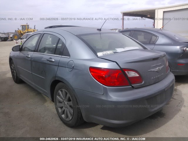 1C3CC5FD9AN155991 - 2010 CHRYSLER SEBRING LIMITED SILVER photo 3