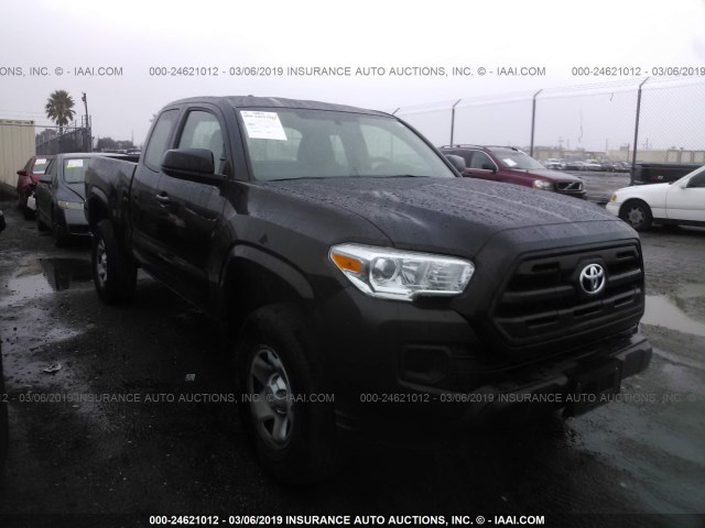 5TFRX5GN0HX100460 - 2017 TOYOTA TACOMA ACCESS CAB/SR/SR5 შავი ფოტო 1