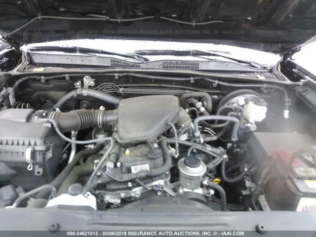 5TFRX5GN0HX100460 - 2017 TOYOTA TACOMA ACCESS CAB/SR/SR5 შავი ფოტო 10