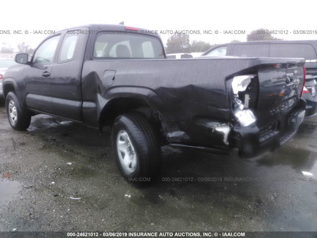 5TFRX5GN0HX100460 - 2017 TOYOTA TACOMA ACCESS CAB/SR/SR5 შავი ფოტო 6
