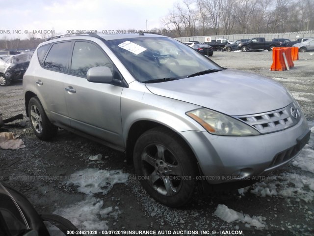 JN8AZ08W43W213901 - 2003 NISSAN MURANO SL/SE SILVER photo 1