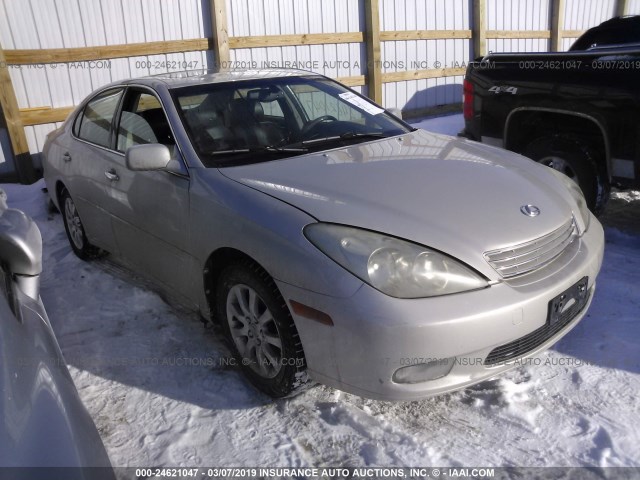 JTHBF30G230104255 - 2003 LEXUS ES 300 SILVER photo 1