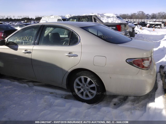 JTHBF30G230104255 - 2003 LEXUS ES 300 SILVER photo 3