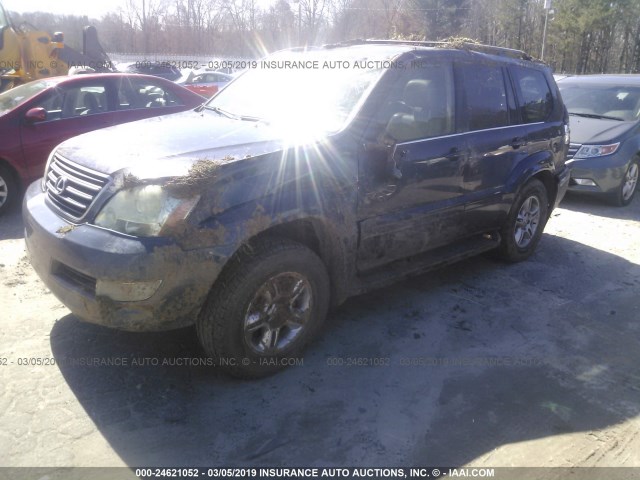 JTJBT20XX40028318 - 2004 LEXUS GX 470 Navy photo 2