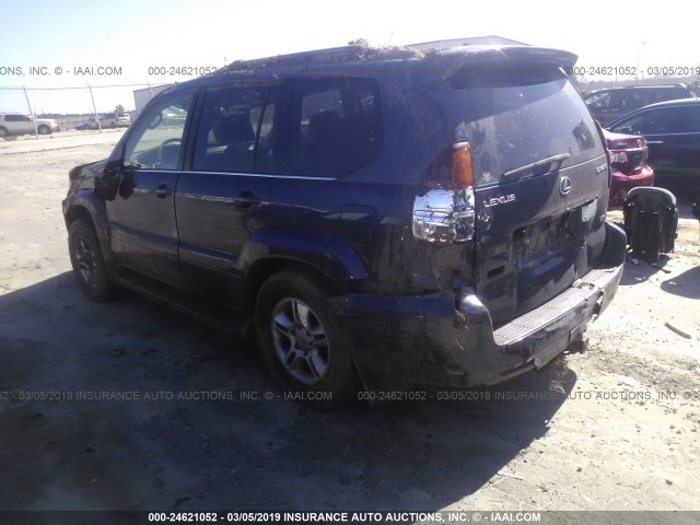 JTJBT20XX40028318 - 2004 LEXUS GX 470 Navy photo 3