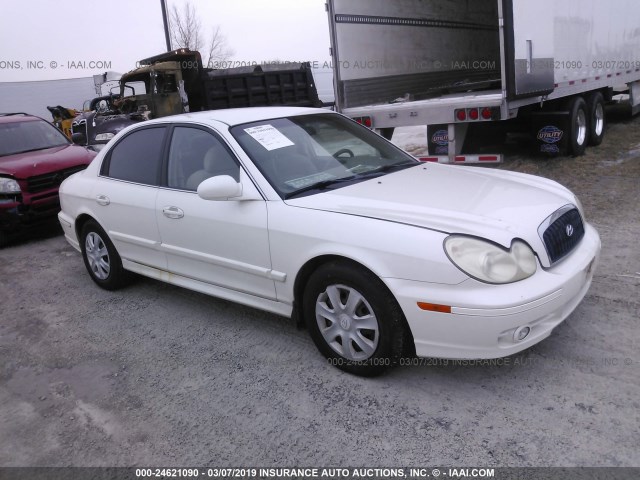 KMHWF25S83A903523 - 2003 HYUNDAI SONATA GL WHITE photo 1