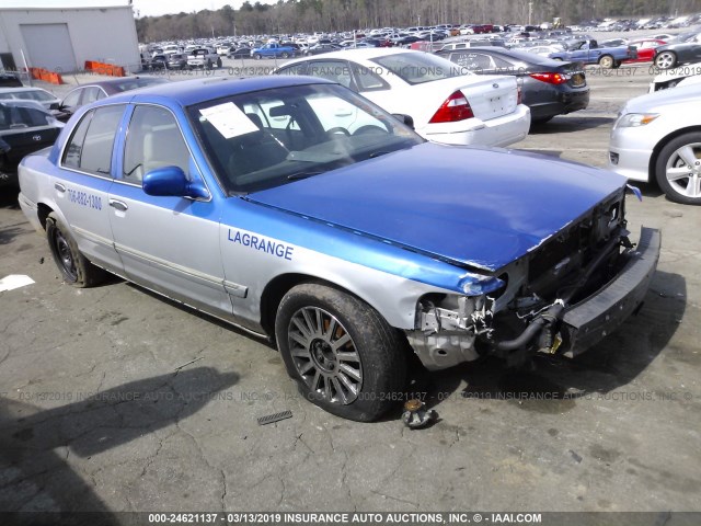 2MEFM74V48X612212 - 2008 MERCURY GRAND MARQUIS GS BLUE photo 1